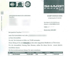 Screenshot Anschreiben Sharp Energie Quelle Verbraucherzentrale NRW